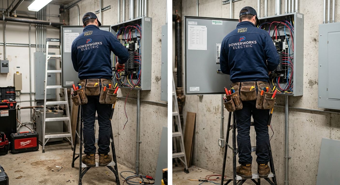 Licensed electrician working in Callaghan, Alberta