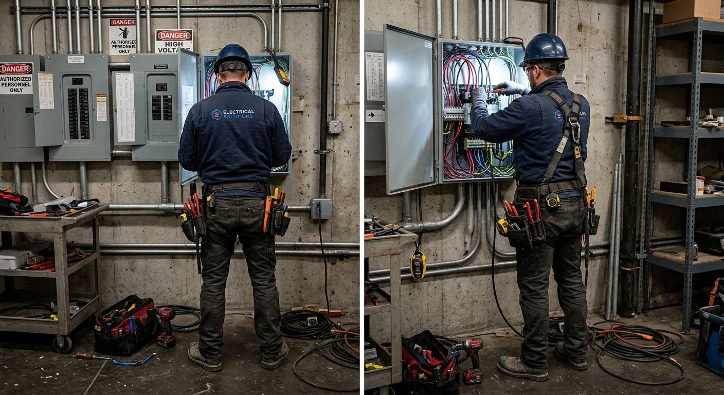 Electrical wiring in Raymond, Alberta