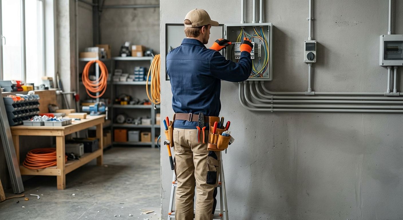 Electrical wiring in Strathearn, Alberta