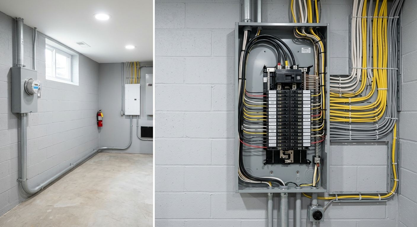 Electrical panel upgrade in Taber