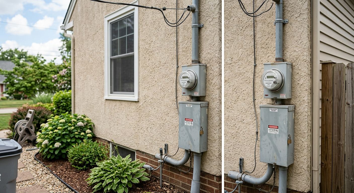 Certified electrician on a job in Peace River