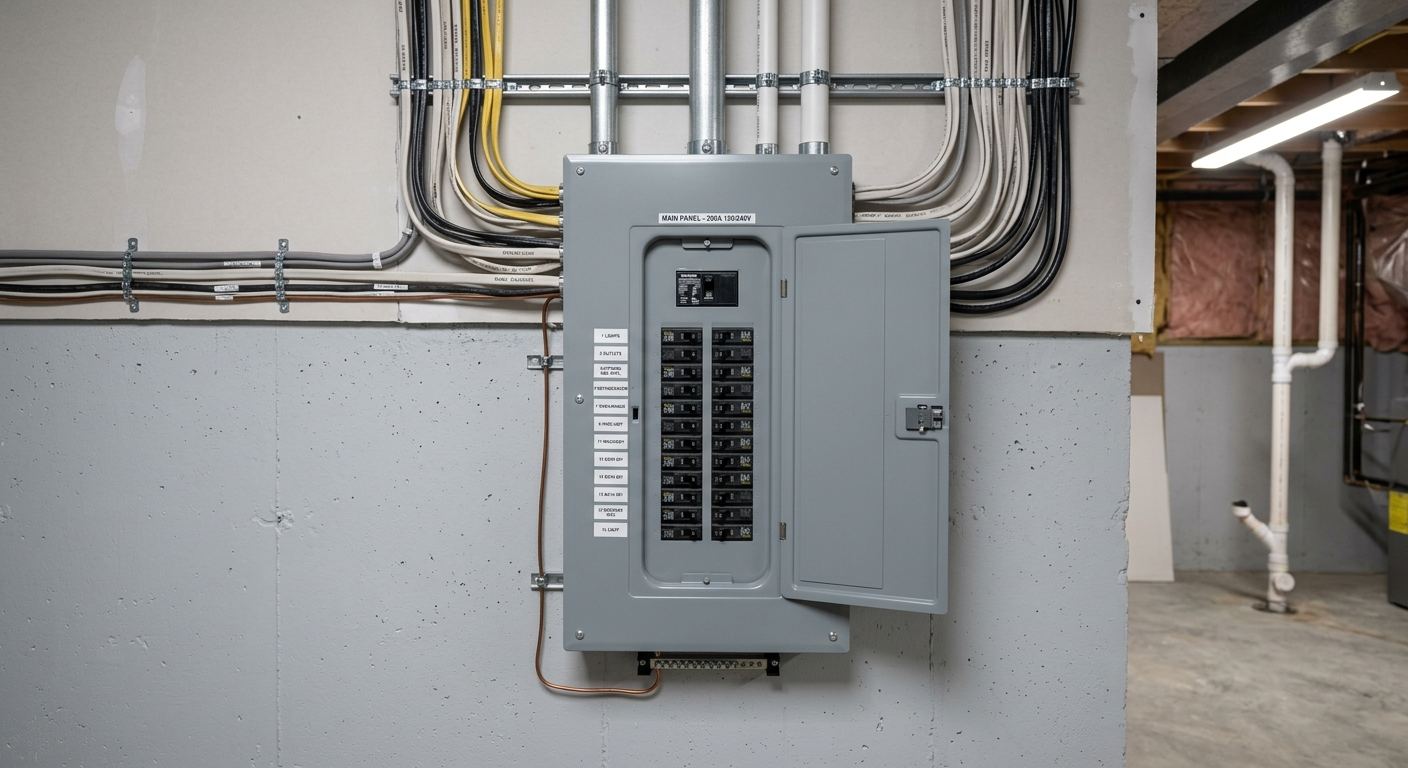 Licensed electrician working in Clairmont, Alberta